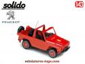 Le Peugeot P4 PC radio mobile pompiers en miniature de Solido au 1/43e