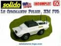 Le Commando Police car XM 706 miniature de Solido au 1/50e incomplet