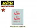 La planche de marquages russes du char T34/76 miniature Solido au 1/50e