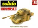 Le Panhard AML 90 en miniature militaire Solido au 1/50e incomplet