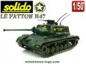 Le char Patton M47 US Army en miniature militaire Solido au 1/50e