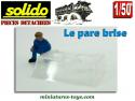 Le vitrage du véhicule amphibie Berliet Aurochs Alvis miniature Solido au 1/50e