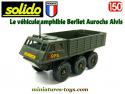 Le véhicule amphibie Berliet Aurochs Alvis en miniature Solido au 1/50e