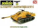 Le char allemand Jagdpanther camo en miniature militaire Solido au 1/50e