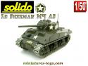 Le char américain Sherman M4 A3 miniature n°231 de Solido au 1/50e