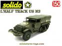 Le semi chenillé Half track M3 bâché en miniature de la série 200 Solido au 1/50e