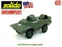Le Commando US XM706 V-150 a tourelle miniature Solido incomplet au 1/50e