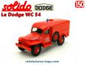 Le Dodge WC 54 pompiers en miniature par Solido au 1/50e