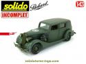 La voiture Packard HQ militaire en miniature de Solido au 1/43e incomplète