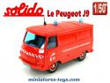 Le Peugeot J9 pompiers électro-ventilateur en miniature Solido au 1/50e