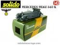 La voiture Mercedes Benz 540 K Wehrmacht miniature par Solido au 1/43e