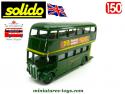 L'autobus anglais AEC vert a impérial Londonien en miniature Solido au 1/50e