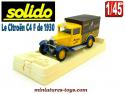 Le fourgon Citroën C4 F Michelin en miniature de Solido Âge d'or au 1/45e