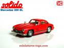 Le coupé Mercedes 300 SL rouge en miniature par Solido au 1/43e
