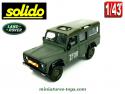 La Land Rover 110 militaire IFOR en voiture miniature Solido au 1/43e