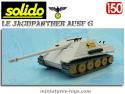 Le char allemand Jagdpanther Ausf G blanc en miniature de Solido au 1/50e