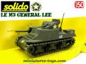 Le char américain M3 Général Lee vert en miniature Solido au 1/50e