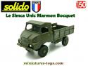 Le camion militaire Simca Unic 4x4 Marmon en miniature Solido au 1/50e