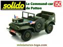 Le Dodge WC 56 4x4 Command car de Patton en miniature Solido au 1/50e