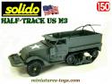 Le semi chenillé Half-track M3 PC radio en miniature par Solido au 1/50e