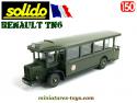 Le Renault TN6 autobus militaire en miniature par Solido au 1/50e