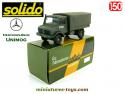 Le Mercedes Unimog U1300L militaire en miniature de Solido au 1/50e
