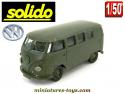 Le Combi Volkswagen militaire miniature Solido au 1/43e en état moyen