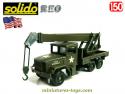 Le camion Kaiser Jeep M35 Réo grue lourde en miniature de Solido au 1/50e