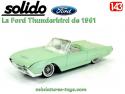 La Ford Thunderbird verte modèle 1961 en miniature de Solido au 1/43e