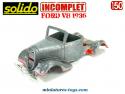 Le Ford V8 1936 miniature de Solido incomplet au 1/50e