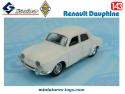 La Renault Dauphine blanche de 1962 en miniature par Solido au 1/43e