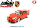 La Porsche 911 GT2 rouge de 2001 en miniature par Solido Hachette au 1/43e
