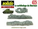 Le blindage sacs de sable pour Sherman miniature Solido Verem au 1/50e