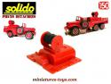 La citerne motopompe CCF du Dodge pompiers miniature Solido au 1/50e