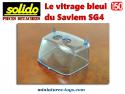 Le vitrage bleui du Saviem SG4 miniature de Solido Verem au 1/50e
