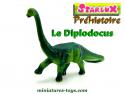 Le Diplodocus préhistorique en miniature plastique par Starlux Préhistoire