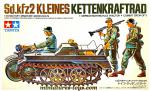 La maquette du SdKfz 2 Kettenkraftrad allemand Tamiya au 1/35e sans figurine