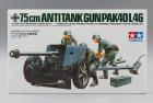 La maquette du canon anti char Pak 40 par Tamiya au 1/35e sans figurine