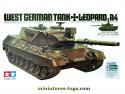 La maquette du char allemand Leopard A4 par Tamiya au 1/35e