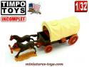 Le chariot bâché dans l'Ouest par Timpo Toys au 1/32e