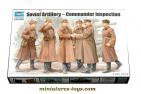 La boite d'artilleurs et commandant russes en 1944 par Trumpeter au 1/35e