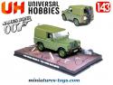 La Land Rover Series II de James Bond en miniature Universal Hobbies au 1/43e