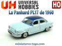 La Panhard PL17 en miniature par Universal Hobbies au HO 1/87e 