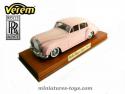 La Rolls Royce silver-cloud en miniature de Verem au 1/43e rose pale