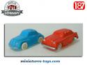 Un lot de 2 voitures miniatures made in Germany au H0 HO 1/87e