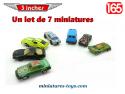 Un lot de 7 voitures miniature 3 inches China Toys MC et Hot Whells