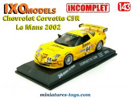 La Chevrolet Corvette C5R Le Mans 2002 en miniature par Ixo Models au 1/43e