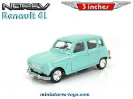 La Renault 4L bleue de 1962 en miniature par Universal Hobbies au