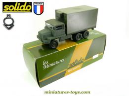 Le camion militaire Berliet GBC 8 Kt shelter miniature de Solido au 1/50e