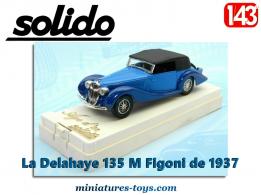 La Delahaye 135 M découvrable en miniature de Solido Age d'or au 1/43e